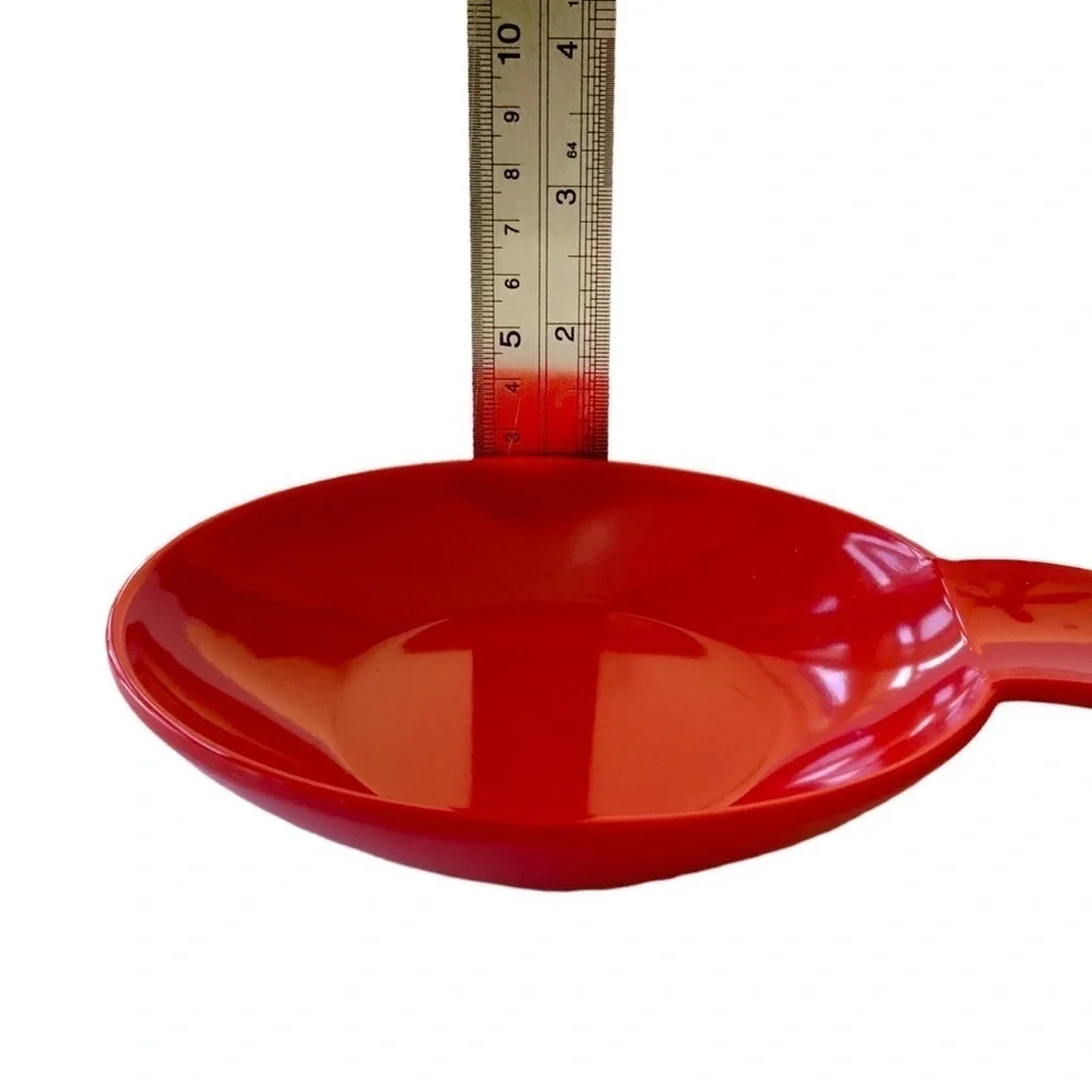 Range Kleen Christmas Red Buffet Spoon Rests Reusable Stackable 6 Piece Bundle